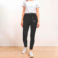 Pantalón Elástico Con Forro Térmico Estilo Ejecutivo Negro Xl
