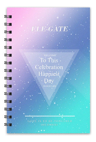 Cuaderno De 80 Hojas Con Estilo Coqueto Y Espiral Metálica