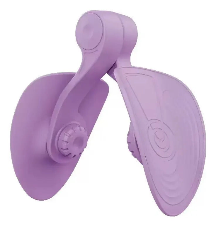 Aparato ejercitador y tonificador de muslos violeta