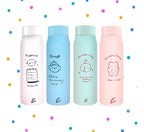 Botella De Agua Kawaii Esmerilada De 500 Ml De Acero