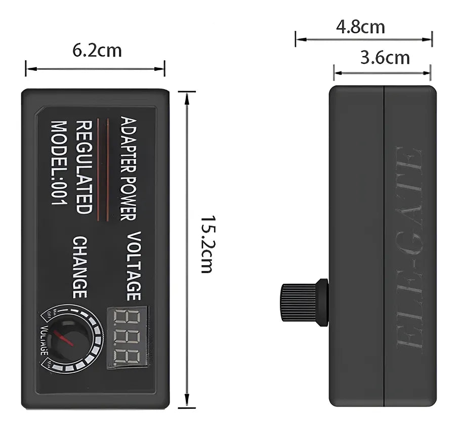 Fuente De Alimentación Universal Ajustable 3 12v 5a 60w