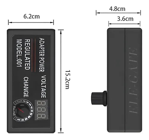 Fuente De Alimentación Universal Ajustable 3 12v 5a 60w