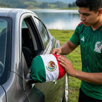 Par De Fundas Para Retrovisores Con Bandera De México