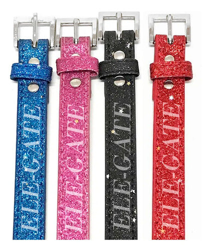 Collar Bling Para Mascotas Con Colgante En Forma De Corazón Azul