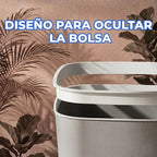 Bote De Basura 10 L Con Tira Oculta Para Bolsa Libre De Bpa