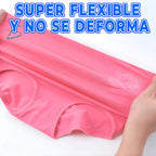 Ropa interior de cintura alta para mujer rosa XXL
