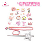 Conjunto De Accesorios De Cabello Para Princesas Niñas 28
