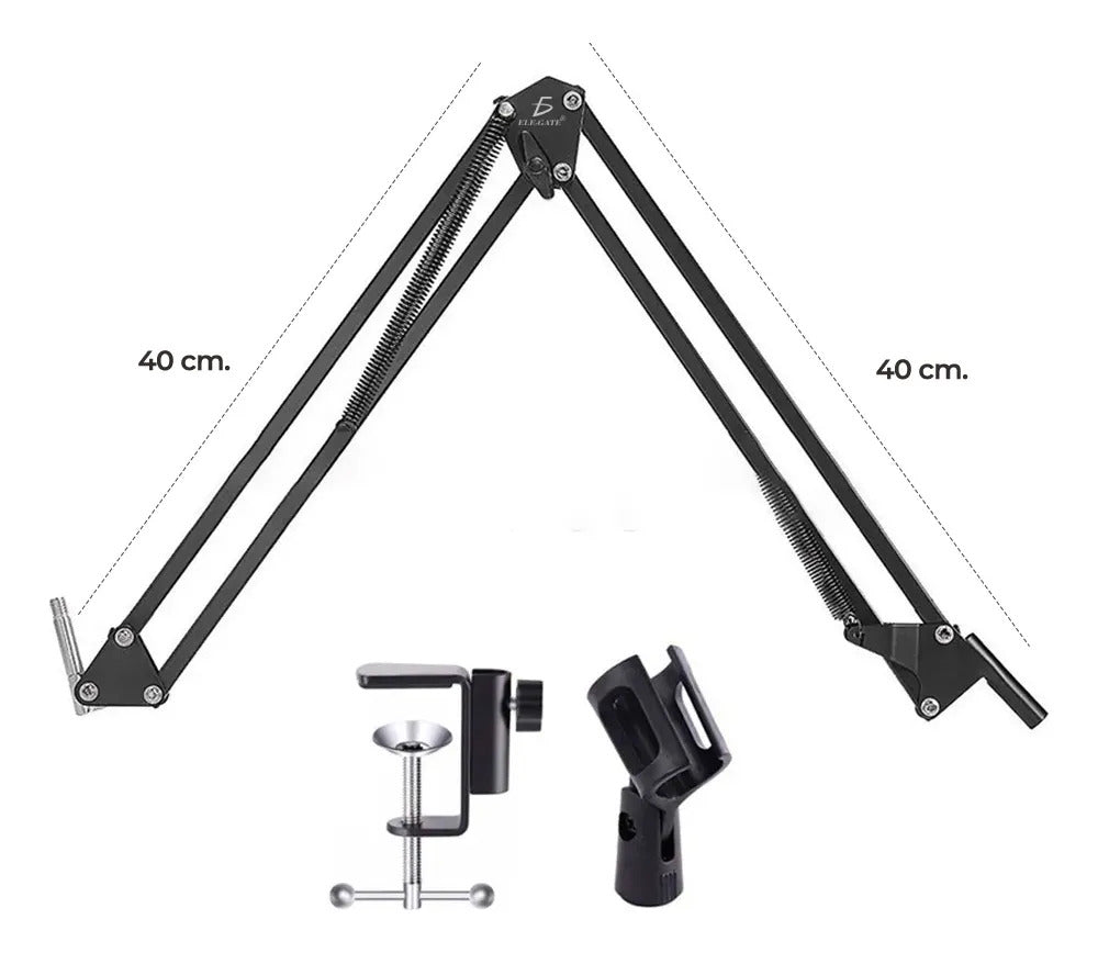 Kit Profesional Microfono Condensador Grabación Estudio Ktv