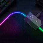 Mouse Pad Gamer Led Multicolor 80x30 Cm Xl Con Orilla Rgb