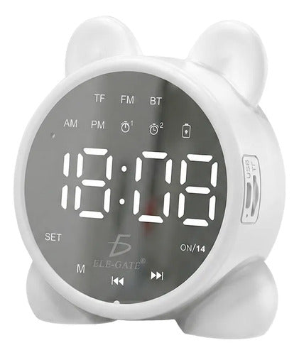 Reloj Digital Despertador Con Luz Despertador Reproductor