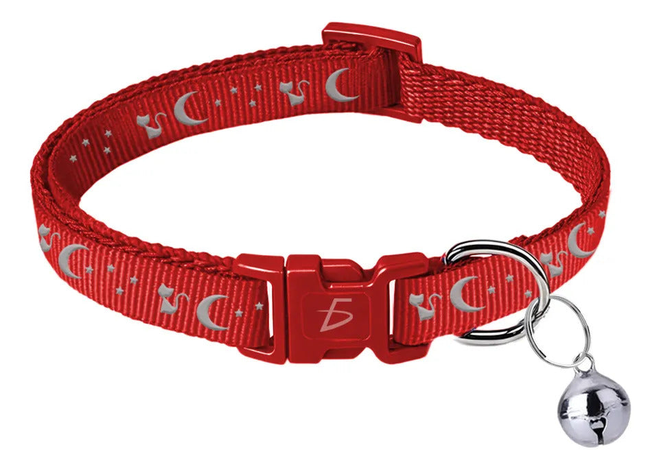 Collar Ajustable Con Cascabel Para Gatos Y Perros Pequeños