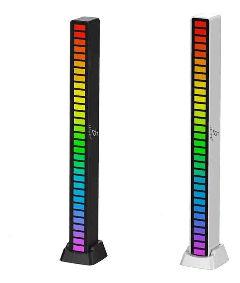 Barra Luz Led Rgb Reactiva Al Sonido Indicador De Nivel De