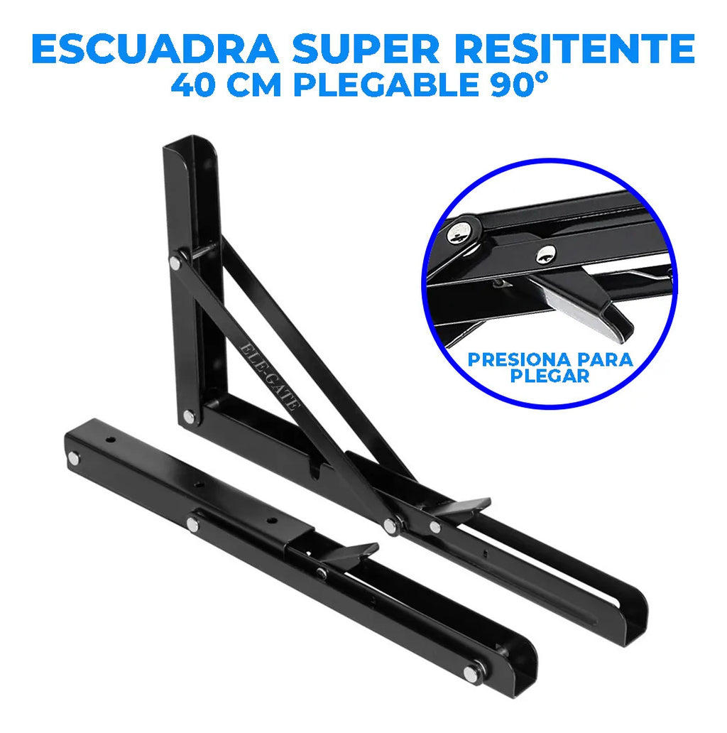 Soporte De Mensula Abatible Plegable De 40cm 1 Par Color