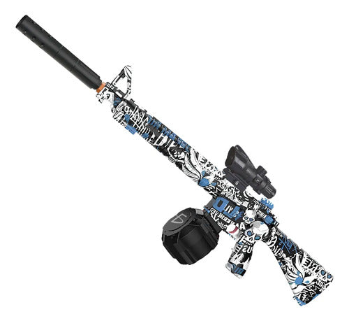 Pistola Automático De Hidrogel Con Modo Ráfaga Y Pila