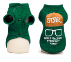 Chaqueta de invierno para mascotas abrigo cálido y cómodo verde