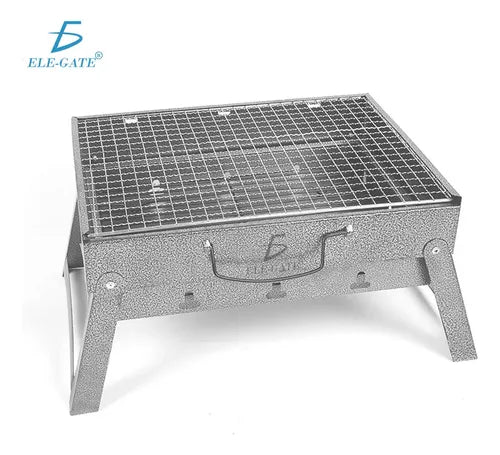 Mini Parrilla De Carbón Portátil Plegable Acero Inoxidable