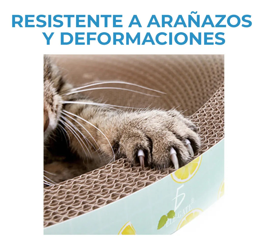 Rascador Reversible De Cartón Para Gatos