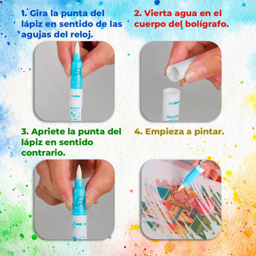 Libro Mágico Infantil Para Colorear Alfabeto Divertido