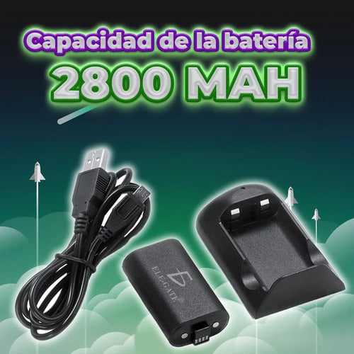 Kit De Carga Y Juego Compatible Con Xbox One
