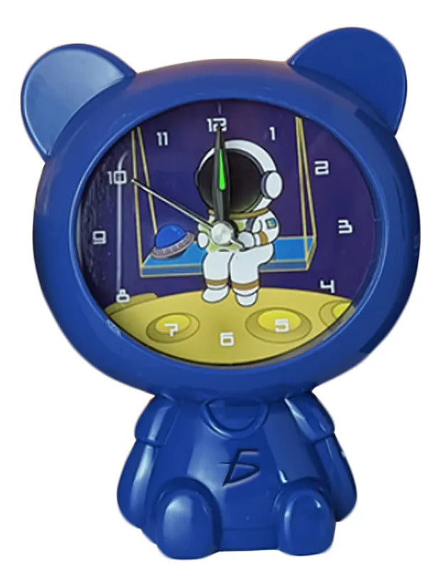 Reloj Despertador Astronauta De Vinilo