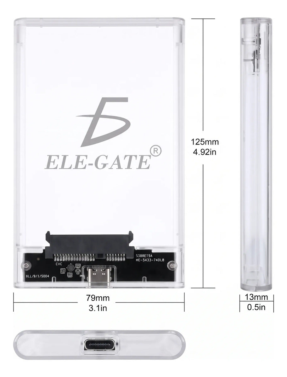 Gabinete Carcasa Disco Duro 2.5 Pulgadas Externo Sata Case