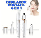 Depiladora Facial Recargable 4 En 1