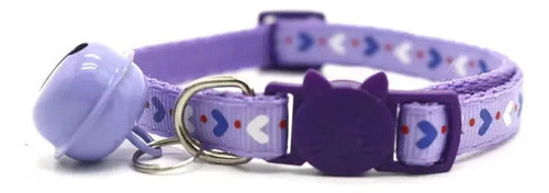 Collar Para Gato Con Campana Diseño Único Y Separable