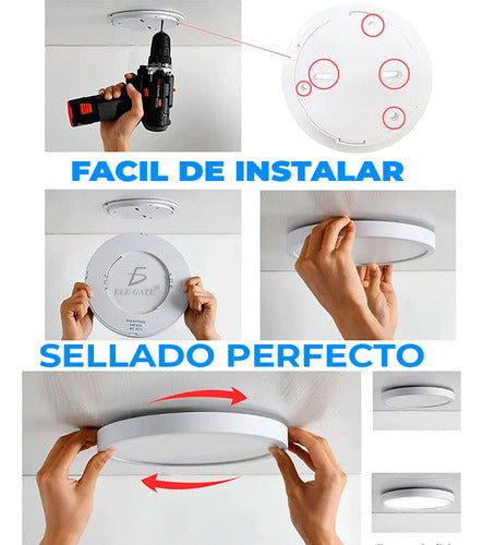 Lámpara Led Empotrado 18w Luz Fría Ó Cálida