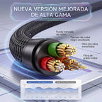 Cable Auxiliar Jack 3.5mm A 3.5mm 1.5m Con Conectores