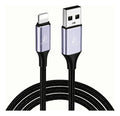 Cable Lightning Usb-a 2 Metros Trenzado Carga 2.4a Para