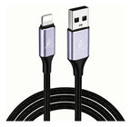 Cable Lightning Usb-a 2 Metros Trenzado Carga 2.4a Para
