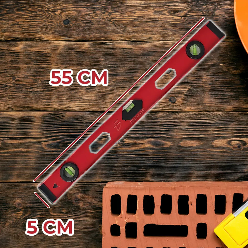 Nivel De Mano Tubular De Aluminio Con 3 Niveles