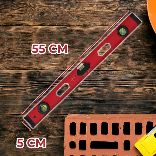 Nivel De Mano Tubular De Aluminio Con 3 Niveles
