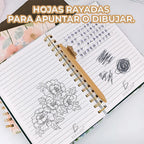 Cuaderno Coquete De 80 Hojas Rayadas Tamaño A5 Coreano