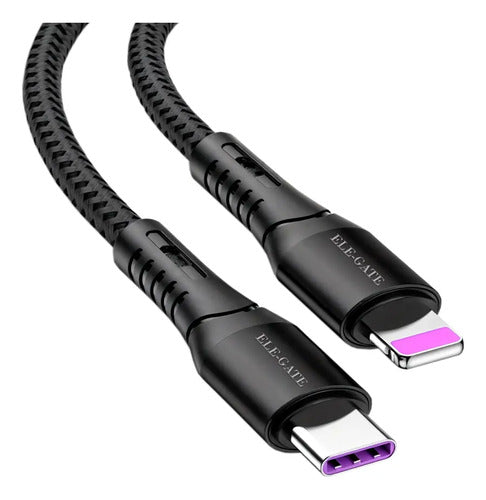 Cable De Carga Y Trasmisión De Datos 2m Tipo C A Tipo C 66w