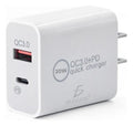 Turbo cargador salida USB tipo C con carga rapida 20W