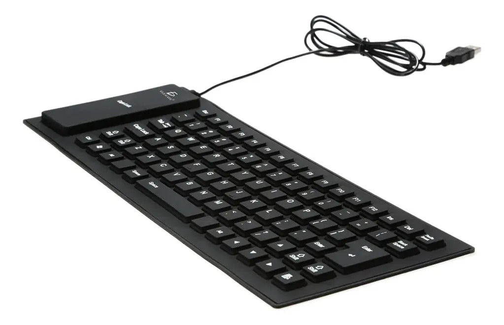 Mini teclado plegable flexible con cable USB