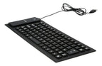 Mini teclado plegable flexible con cable USB