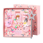 Conjunto de accesorios de cabello para princesas niñas 28