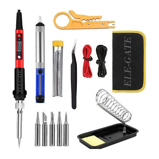 Kit de soldadura de temperatura ajustable LCD cerámica