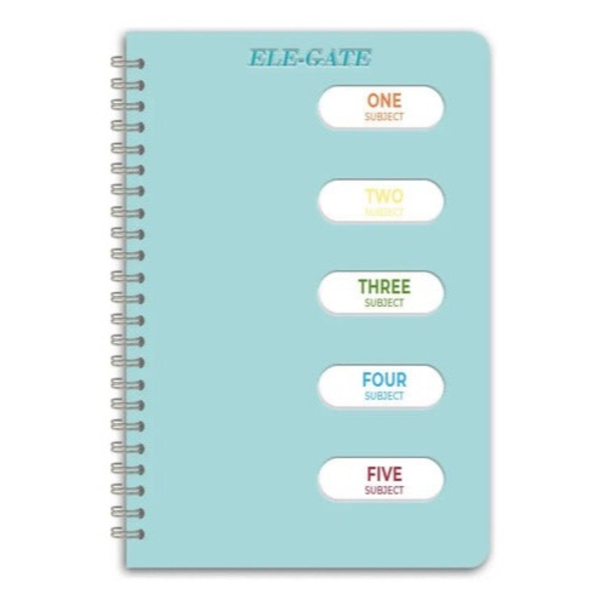 Cuaderno a raya organizador tamaño A5 coreano con 5