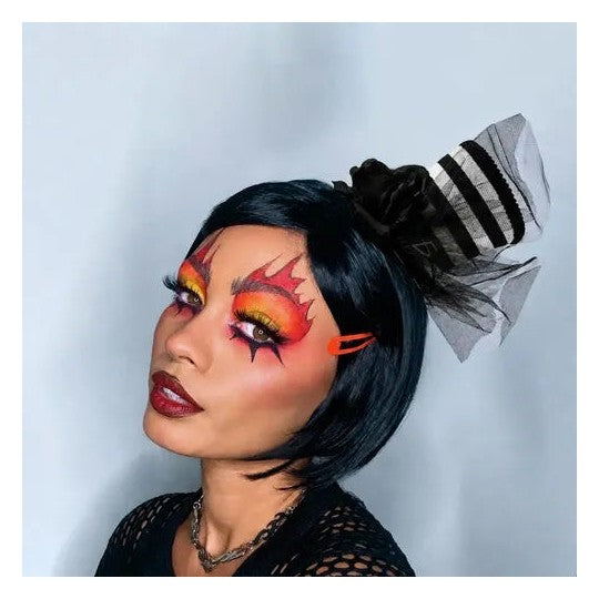 Diadema de Halloween con diseño y sombrero
