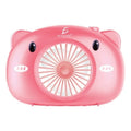 Mini ventilador en forma de cerdito recargable