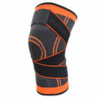 Rodillera de tejido 3D transpirable antideslizante ajustable