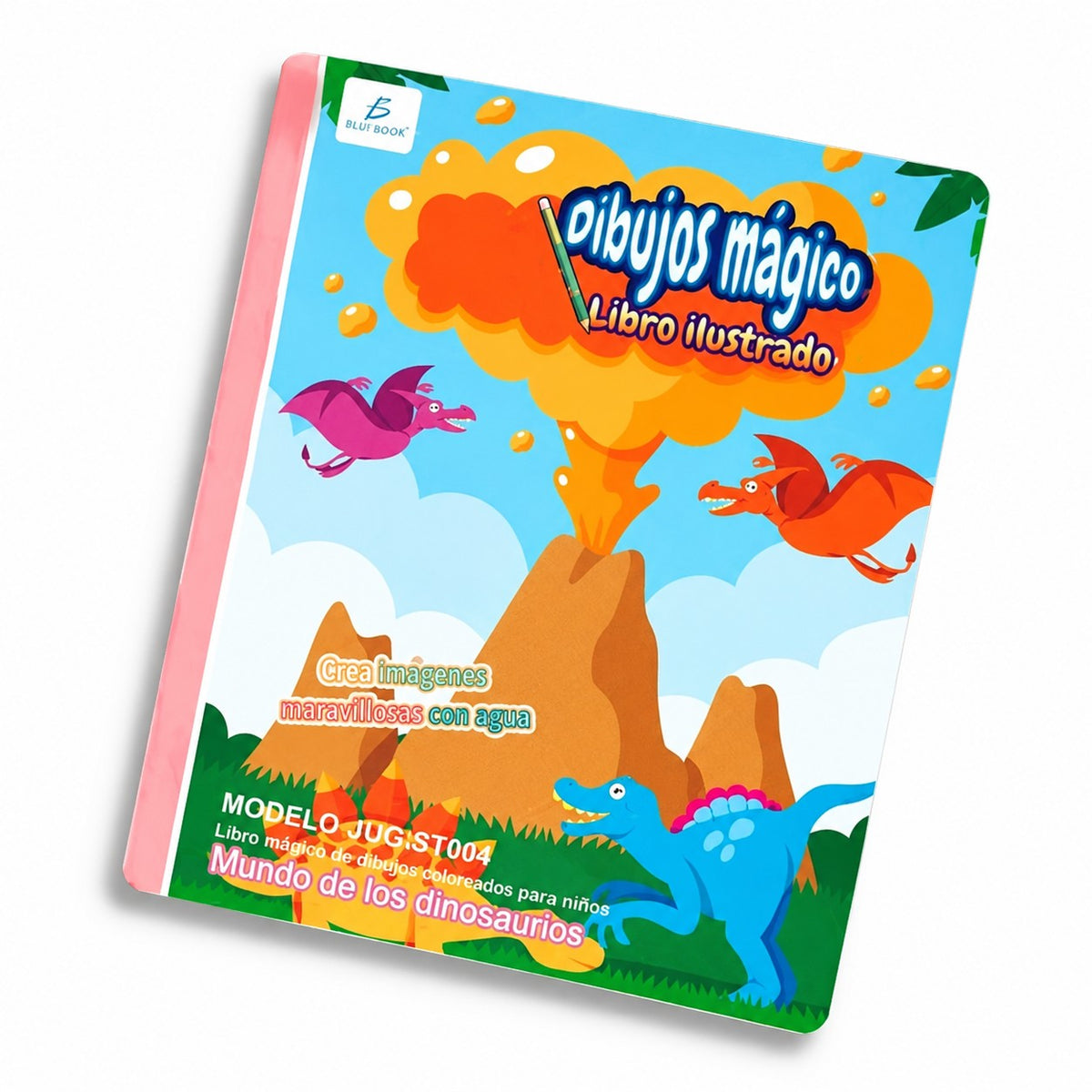 Libro magico infantil para colorear dinosaurios