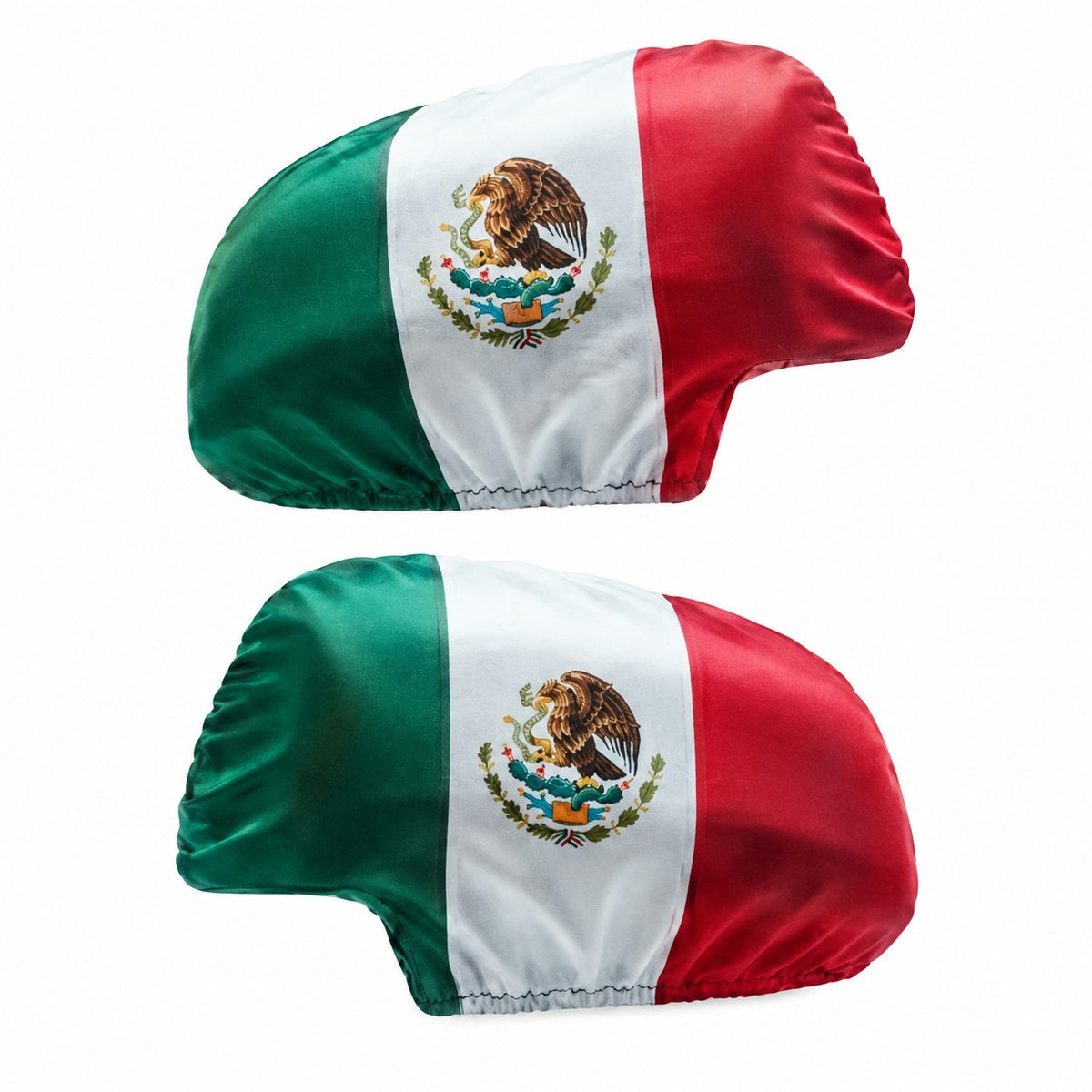 Par de fundas para retrovisores con bandera de México