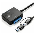 Adaptador dual SATA a type C USB 3.0 lectura simultánea