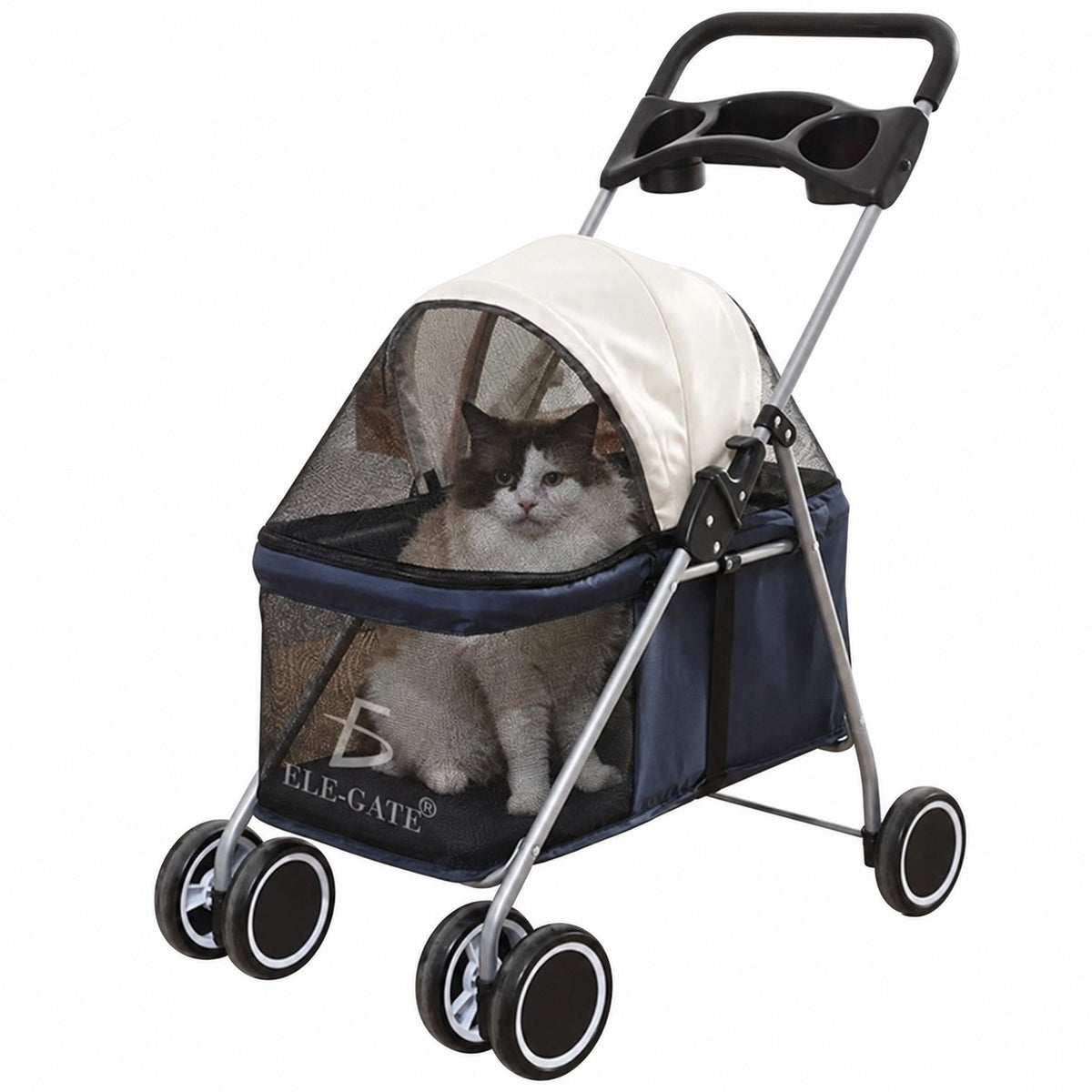 Cochecito para mascotas perros y gatos carro de viaje