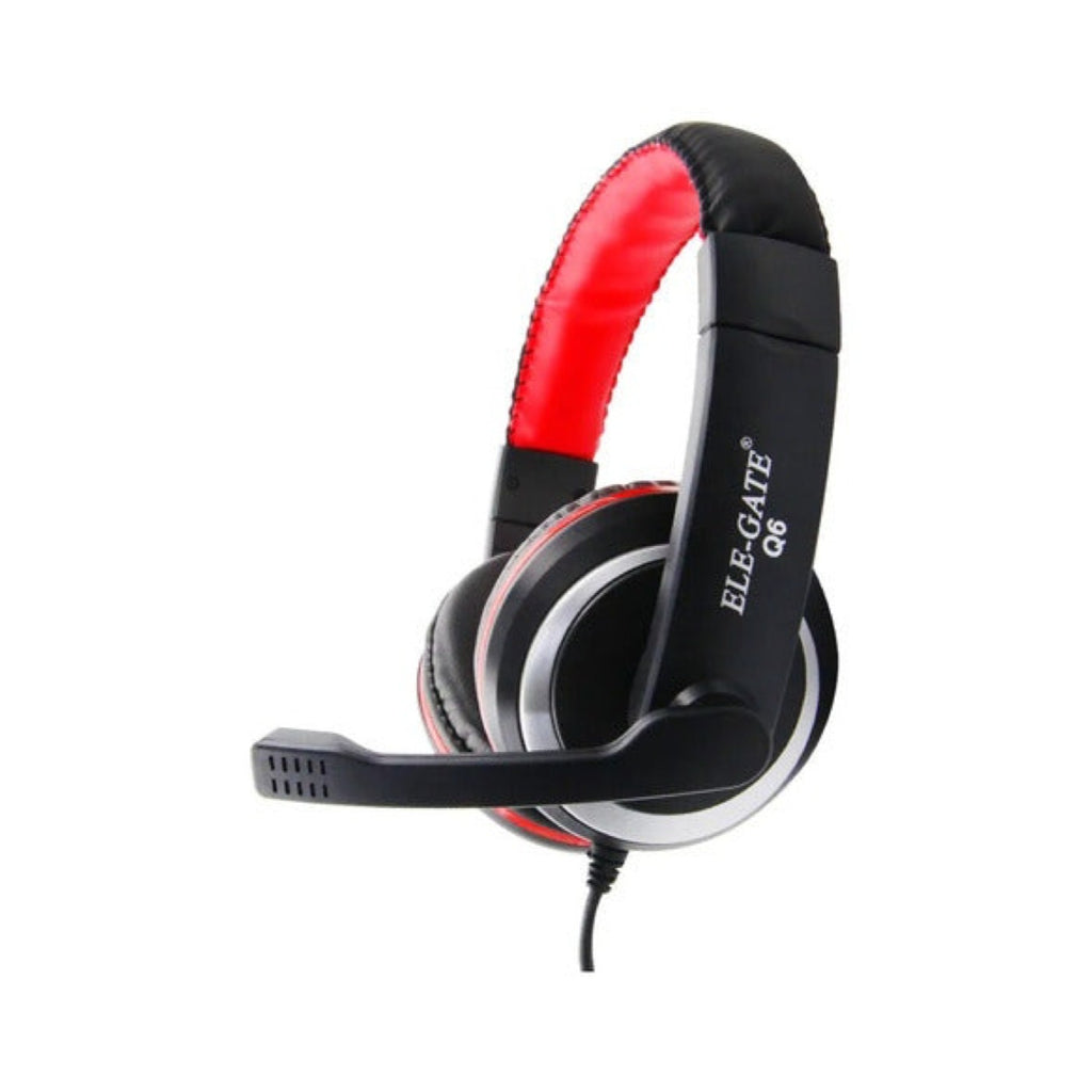 Audifonos diadema gamer USB audio para Xbox 360 PC PS4 Q6 negro
