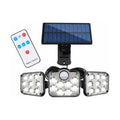 Lampara LED solar con sensor de movimiento impermeables